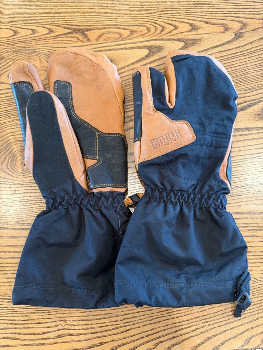Duluth Trading Co. Leather And Canvas Mittens